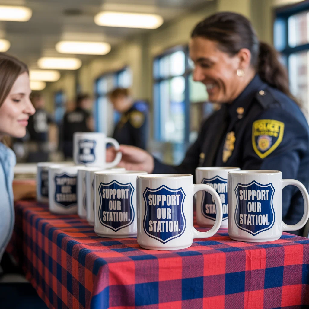 Custom mug fundraising