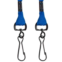 Double-Ended Black Swivel J-Hooks end attachment