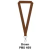 1/2" FLAT POLYESTER LANYARD