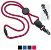 Custom Breakaway Lanyard with Round Slider and DTACH Bulldog Clip (100 qty)