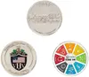 Custom Logo Zinc Challenge Coins (1.5", 4 Colors, 1 Side)