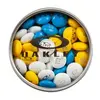 1.5 oz. Personalized M&M'S® in Silver Tin with Custom Lid