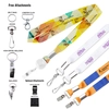 1 Dye Sublimated Double Ended Lanyards