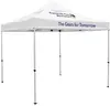 10' Deluxe Tent Kit with Vented Canopy (Imprinted, 2 Locations)