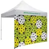 10' Tent Full Wall with Middle Zipper (Dye Sublimated, Double-Sided)