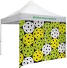 10' Tent Full Wall with Middle Zipper (Dye Sublimated, Single-Sided)