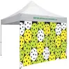 10' Tent Wall with Middle Zipper (UV-Printed Mesh)