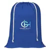 100% Cotton Laundry Bag w/ Front Pocket