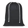 100% Cotton Laundry Bag with Drawstring Closure