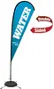 11.5' Premium Teardrop Sail Sign Kit (Double-Sided with Scissor Base)