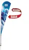 11.5' Streamline Teardrop Sail Sign Kit (Double-Sided with Ground Spike)