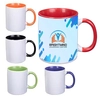 11 oz. Colorful Dye Blast Mug for Full Color Imprint