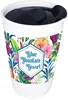 Customizable 11 oz. Insulated Ceramic Tumbler - BPA Free with Slide Lid & Optional Full Color Imprint