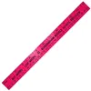 12" Fluorescent Wood Ruler - English & Metric Scale