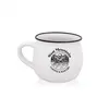 Two-Tone Potbelly Ceramic Mug