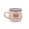 Two-Tone Potbelly Ceramic Mug