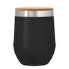 12 Oz. Vinay Stemless Wine Glass With Bamboo Lid