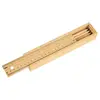 12-Piece Colored Pencil Set In Wooden Ruler Box