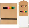 12-Piece Colored Pencil Set With Paper