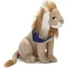 Sitting Stuffed Brown Lion - 12"