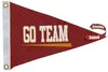 12" x 18" Nylon Pennant Flag Double-Sided