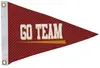 12" x 18" Nylon Pennant Flag Single-Sided