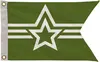 12" x 18" Polyester Guidon Flag Single-Sided