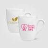 13 oz. Ceramic Bistro Mug (White)