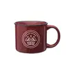 Personalized Happy Camper Ceramic Coffee Mug (13 oz.)