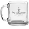 Personalized Kona Glass Coffee Mug - 13oz.