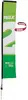 14.5' Premium Rectangle Sail Sign Kit (Double-Sided with Ground Spike & Ground Anchor)