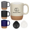 14 oz. Ceramic Mug with Cork Bottom
