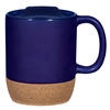 14 oz. Ceramic Mug with Cork Bottom