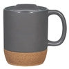 14 oz. Ceramic Mug with Cork Bottom