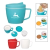 14 Oz. Thermal Mug With Spoon And Fork Set