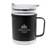 15 Oz. Glass And Stainless Steel Mug