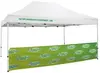 15' Tent Half Wall (Dye Sublimated, Single-Sided)