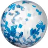 Blue & White Confetti Beach Ball - 16"