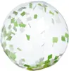 Green & White Confetti Beach Ball - 16"