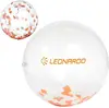 Orange & White Confetti Beach Ball - 16"