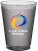 16 oz. Court Side Frosted Plastic Stadium Cups Full Color Imprint