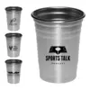 Personalized Stainless Steel Beer Cups - 16 oz.