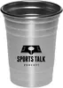 Personalized Stainless Steel Beer Cups - 16 oz.