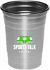 Custom Stainless Steel Beer Cups (16 oz.) - Personalized and Branded