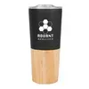 16 Oz. Marlow Stainless Steel Tumbler With Bamboo Base