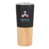 16 Oz. Marlow Stainless Steel Tumbler With Bamboo Base