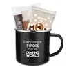 16 oz Rustic Speckled Camping Mug Gift Set