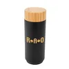 16 Oz. Stainless Steel Lexington Bottle With Bamboo Lid