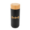 16 Oz. Stainless Steel Lexington Bottle With Bamboo Lid