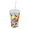 Custom Full Color 16 oz. Transparent Sentinel Tumbler with Straw Lid